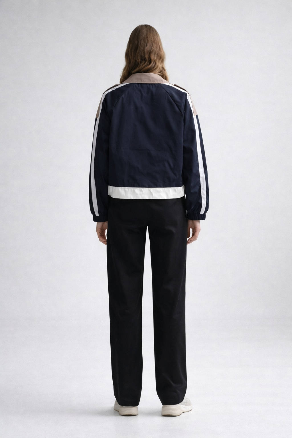 Camel Renk Bloklu Ceket