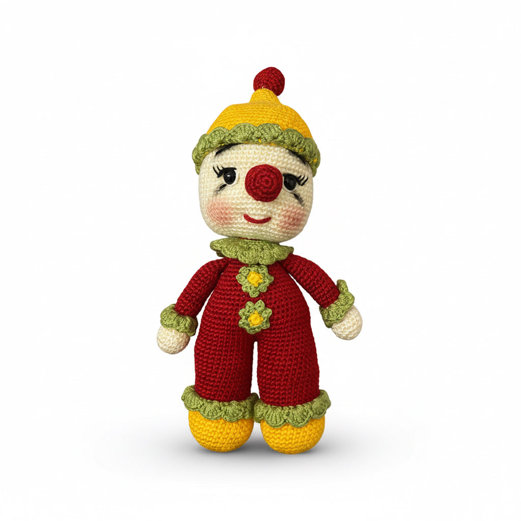 El Yapımı Amigurumi Oyuncak | Renkli Palyaço